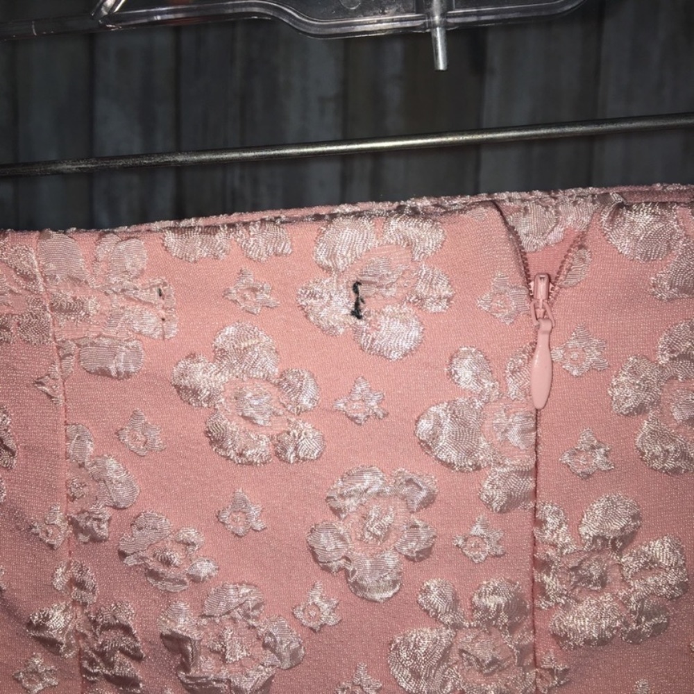 NWT SPRING Wild Fable Pink Floral Raised Skirt - Picture 5 of 6